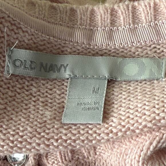 Y2k Pink Argyle Cardigan Sweater Coquette Dolly Dollette Light Academia Preppy M - Picture 4 of 7